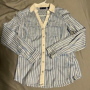 New York and company women’s button down blouse size xs
